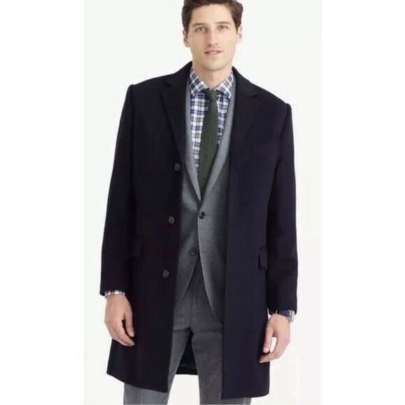 J. Crew Ludlow Wool Cashmere Topcoat - Picture 1 of 6
